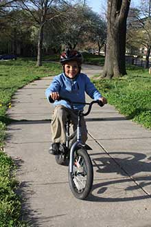 photo of biker