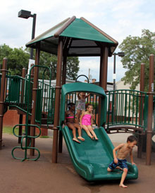 photo of kids at the tot lot