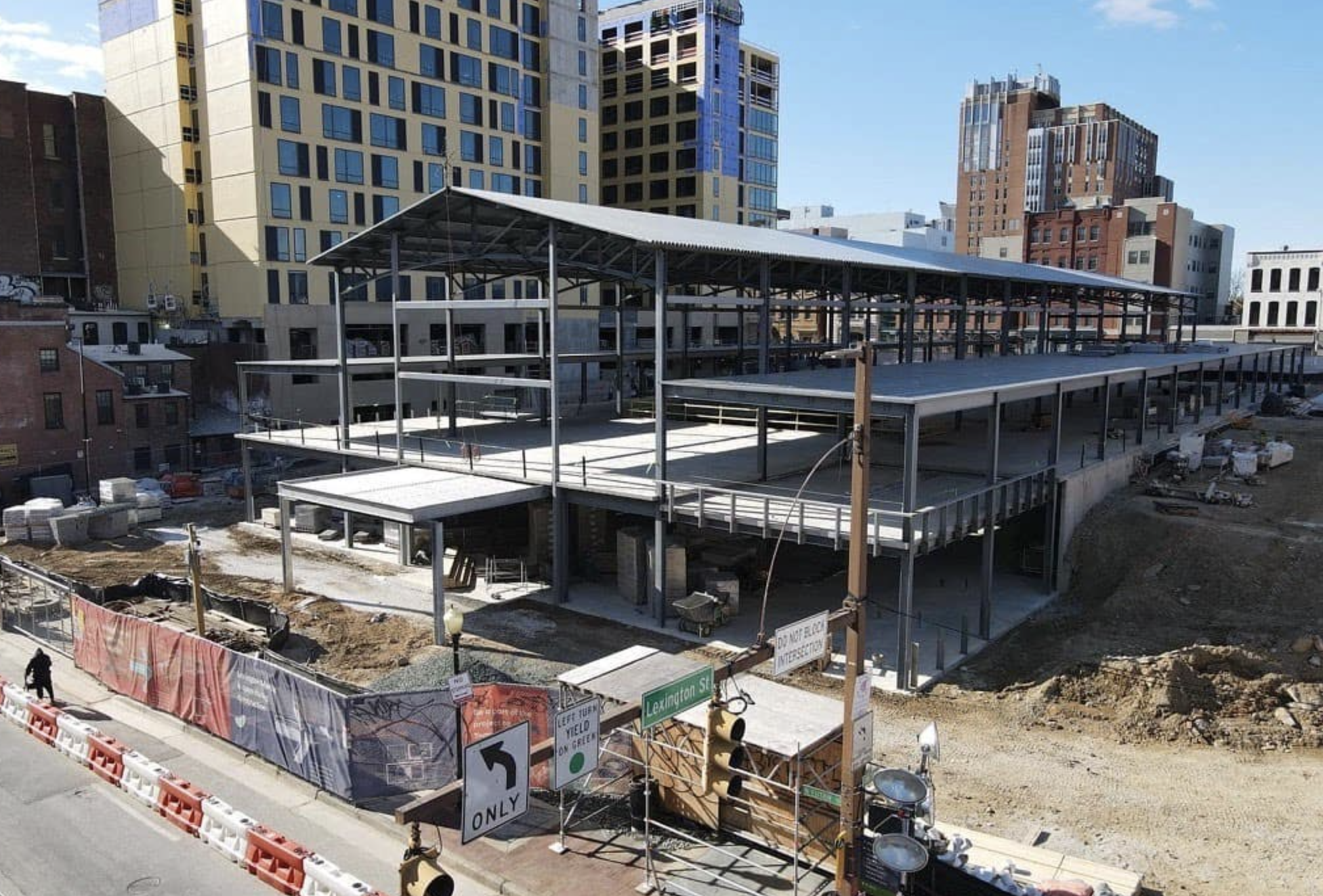 Photo of Lexington Market under construction